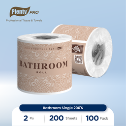 [PLBT-010NN] PLENTY PRO BATHROOM SINGLE 200`S WH FSC MIX 70%