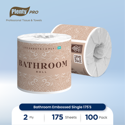 [PLBT-002NN] PLENTY PRO BATHROOM EMBOSSED SINGLE 175`S WH FSC MIX 70%