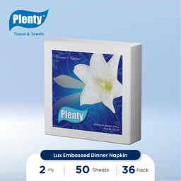 [PLDN-003NN] PLENTY LUX EMBOSSED DINNER NAPKIN 50`S FSC MIX 70%