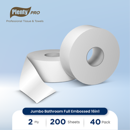 [PLJR-002NN] PLENTY PRO JUMBO BATHROOM FULL EMBOSSED 16IN1 WH FSC MIX 70%