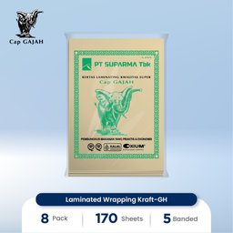 [2B-00005] Laminated Wrapping Kraft-GH @ 40 pack @ 170 sh