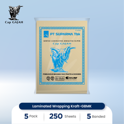 [2B-00003] Laminated Wrapping Kraft-GBMK @ 25 pack @ 250 sh