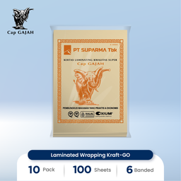 [2B-00023] Laminated Wrapping Kraft-GO3 @ 60 pack @ 100 sh