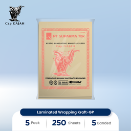 [2B-00020] Laminated Wrapping Kraft-GP @ 25 pack @ 250 sh